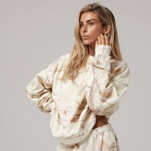 NWOT Dairy Boy Camo Crewneck Sweatshirt in Sand